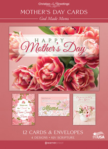 Boxed Cards - Mother's Day - God Made Moms - Pack of 12