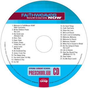 Spring 2026 FaithWeaver NOW Preschool CD