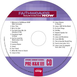 Spring 2026 FaithWeaver NOW Pre-K & K CD