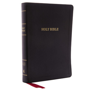 KJV Giant Print Reference Bible (Black Leathersoft) - Case of 12