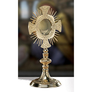 CROSS AND RAYS MONSTRANCE WITH LUNA CROSS AND RAYS MONSTRANCE WITH LUNA
