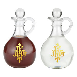 IHS CRUET SET 10OZ - 2/SET IHS CRUET SET 10OZ - 2/SET