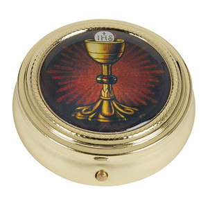 Chalice & Host Pyx with Epoxy Lid - 3/PK