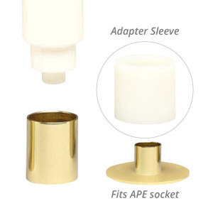 2" and APE Adapter Sleeve - Emitte Candles 2" and APE Adapter Sleeve - Emitte Candles