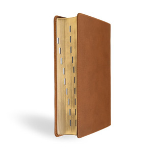 CSB Women's Study Bible, Saddle Brown Genuine Leather, Indexed - Case of 10