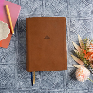 CSB Women's Study Bible, Saddle Brown Genuine Leather - Case of 10