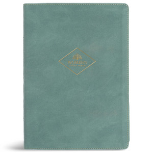 CSB Women's Study Bible, Earthen Teal SuedeSoft LeatherTouch, Indexed - Case of 8