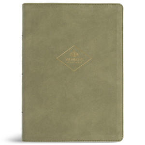 CSB Women's Study Bible, Sage SuedeSoft LeatherTouch - Case of 10