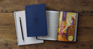 ESV Holy Bible for Kids (TruTone, Dark Blue, Lion of Judah Design) - Case of 16