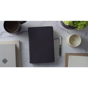 ESV Large Print Personal Size Bible, Red Letter (Buffalo Leather, Deep Brown) - Case of 10