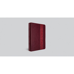 ESV Large Print Personal Size Bible, Red Letter (TruTone, Mahogany, Trellis Design) - Case of 10