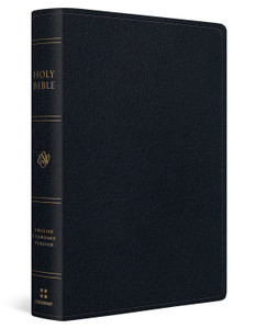 ESV Giant Print Thinline Bible, Red Letter (Genuine Leather, Black) - Case of 12