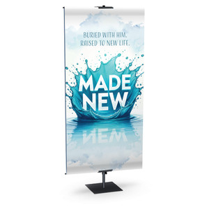 Church Banner - Baptism - Made New