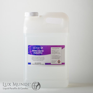 Lux Mundi Pure Liquid Paraffin - 2.5 Gallon Jug - Case of 2 (Cathedral Candle)