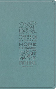 ESV Large Print Value Thinline Bible - Paris Sky, Hebrews 10:23 Design Trutone - Case of 24