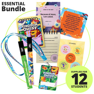 Student Essentials BUNDLE (Enough for 12 Kids) - Kingdom Quest VBS 2026 by Orange
