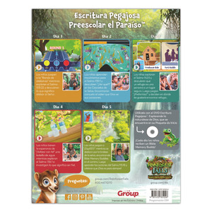 Preschool Sticky Scripture (TM) Spanish Leader Manual Download - PDF - Rainforest Falls VBS 2026 by Group