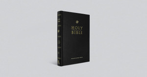 ESV Pew And Worship Bible, Large Print - Black Hardcover