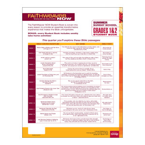 FaithWeaver NOW Grades 1&2 Teacher Guide Download, Summer 2026