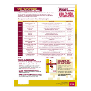 FaithWeaver NOW Middle School/Junior High Leader Guide Download, Summer 2026
