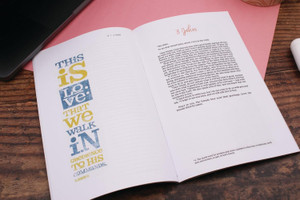 NIV Beautiful Word Bible Journal, 1-3 John, Paperback, Comfort Print - Case of 100