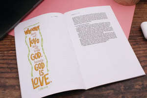 NIV Beautiful Word Bible Journal, 1-3 John, Paperback, Comfort Print - Case of 100