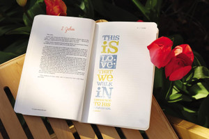 NIV Beautiful Word Bible Journal, 1-3 John, Paperback, Comfort Print - Case of 100