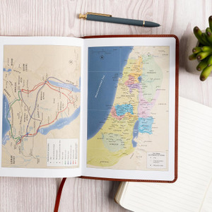 CSB Giant Print Reference Bible, Digital Study Edition, Burnt Sienna LeatherTouch - Case of 12