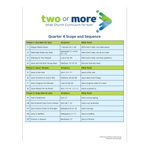 Two or More Leader Pack - All Kids Together (Print + Digital) - Quarter 4