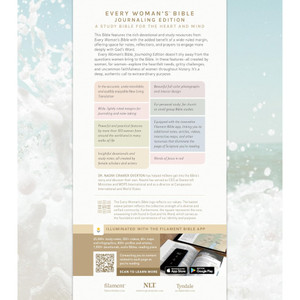 NLT Every Woman's Bible, Journaling Edition, Filament Enabled (Leatherlike, Seafoam Blue)
