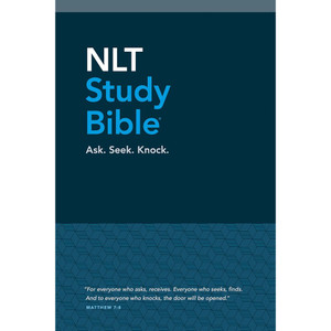 NLT Study Bible (Hardcover Cloth, Blue), Case of 8