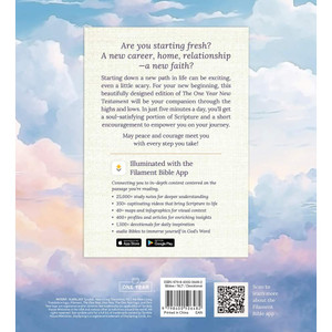 NLT The One Year Bible New Testament for New Beginnings, Filament Enabled (Paperback)