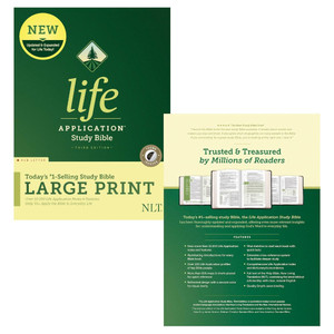 NLT Life Application Study Bible, Indexed, Third Edition, Large Print, Hardcover - Case of 6