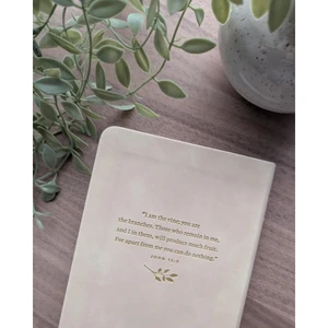 NLT Premium Value Compact Bible, Filament Enabled (Leatherlike, Ivory Vine), Case of 48