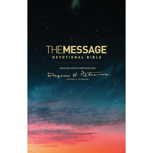 The Message Devotional Bible, Large Print, Softcover - Case of 12