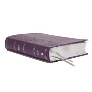 NKJV Personal-Size Large-Print Reference Bible, Comfort Print (Soft Leather, Purple) - Case of 12