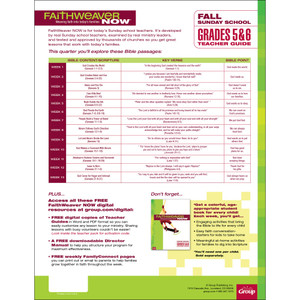 Grades 5 & 6 Teacher Guide, FaithWeaver NOW Fall 2026