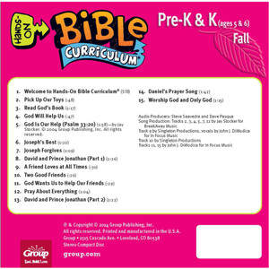 Pre-K & K Learning Lab Teacher Pack, Hands-On Bible Fall 2026
