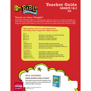 Grades 1&2: Teacher Guide Hands-On Bible Curriculum Fall 2026