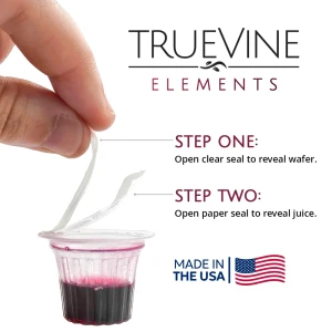 TrueVine Elements - Prefilled Communion Cups - Bread & Juice Sets (Box of 25)