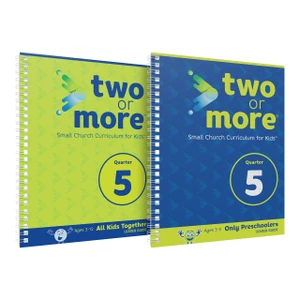 Two or More Small Church Curriculum, All Kids Together and Preschool Only, Print + Digital Combo Pack - Quarter 5