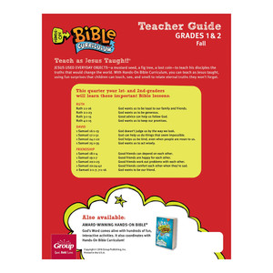 Grades 1&2: Teacher Guide Download - Hands-On Bible Curriculum - Fall 2026