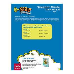 Toddlers & 2s: Teacher Guide Download - Hands-On Bible Curriculum - Fall 2026
