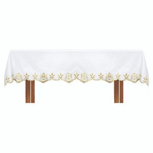 IHS & Wheat Altar Frontal, 96" x 50"