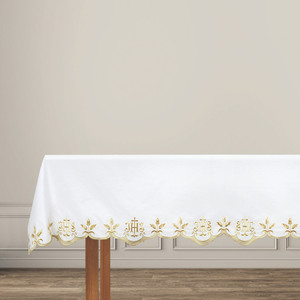 IHS & Wheat Altar Frontal, 96" x 50"