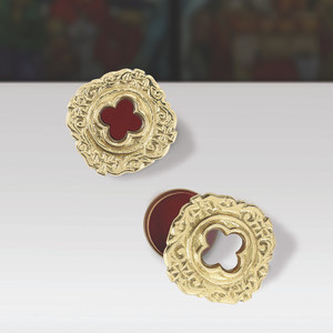 Pocket Reliquary Floral Border