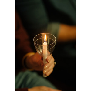 Clear Shield Wind & Drip Protectors - Box of 50 for Candlelight Service Candles