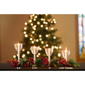 Clear Shield Wind & Drip Protectors - Box of 50 for Candlelight Service Candles