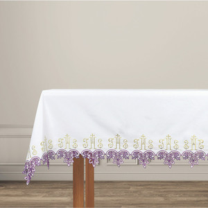 Scroll Cross Altar Frontal