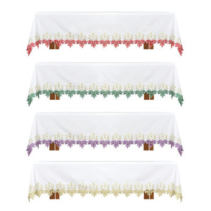 Floral IHS Altar Frontal, Gold